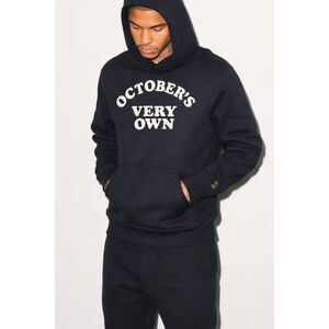 Mens Octobers Very own OVO drake Hoodie black, medium B5